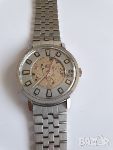 Мъжки часовник автоматик SELD 25 jewels, снимка 2 - Антикварни и старинни предмети - 40061515