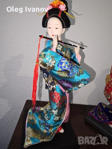 японска кукла гейша, снимка 2 - Кукли - 53243896