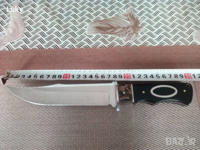 Продавам стилен, ловен и балансиран нож.Размерите са на снимките., снимка 4 - Ножове - 42651779
