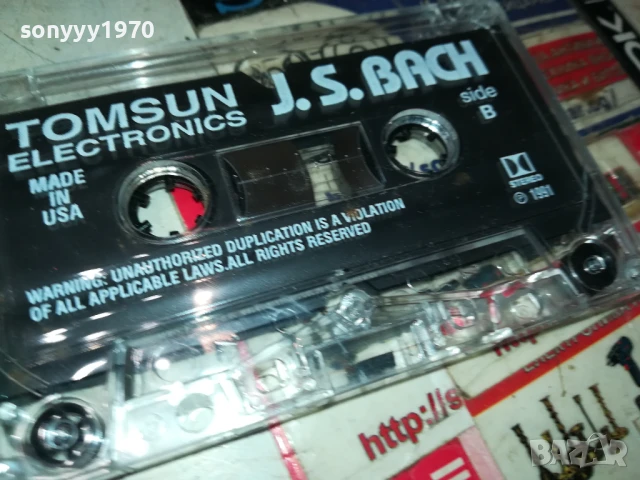J.S.BACH MADE IN USA-ORIGINAL TAPE 2407251151, снимка 2 - Аудио касети - 51126429