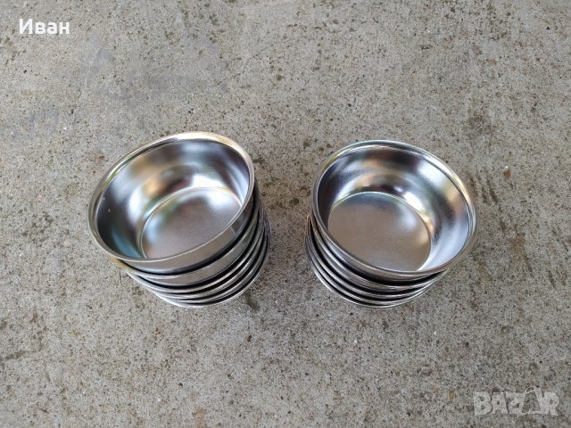 Нови купучки алпака - хром - неръждаеми - неръждавейка, снимка 1