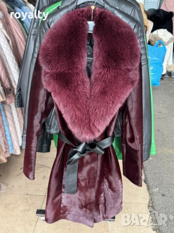 Дълго Луксозно Пони Различни Цветове , снимка 2 - Якета - 52802311