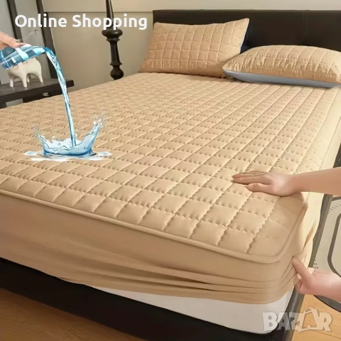 Водонепромокаем протектор за матрак, водоустойчив протектори за матраци в различни размери, снимка 2 - Матраци - 53037989