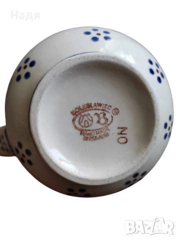 Полска кана Boleslawiec- Daisy Dot Collection , снимка 5 - Кани - 51918320
