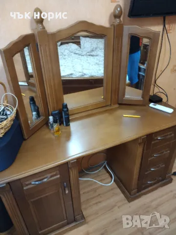 дървен спален комплект , снимка 9 - Спални и легла - 49979463