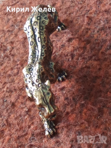 Бронзова фигурка на леопард 44984, снимка 6 - Колекции - 54199120