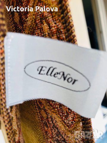 Огромен двуцветен шал ELLE NOR,100% вълна, снимка 6 - Шалове - 31291241