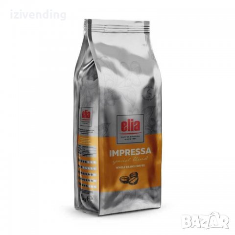 Кафе на зърна Elia Impressa – 1 кг., снимка 1 - Домашни напитки - 37284589