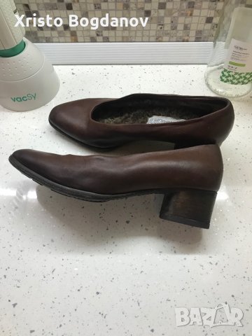 Дамски кожени обувки,,Baldinini” номер 37,5, снимка 2 - Дамски обувки на ток - 30182721