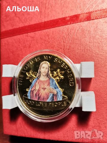 Сувенирна монета "Исус Христос", колекция от колекционерски възпоменателни монети за Коледа, снимка 1 - Нумизматика и бонистика - 35272000