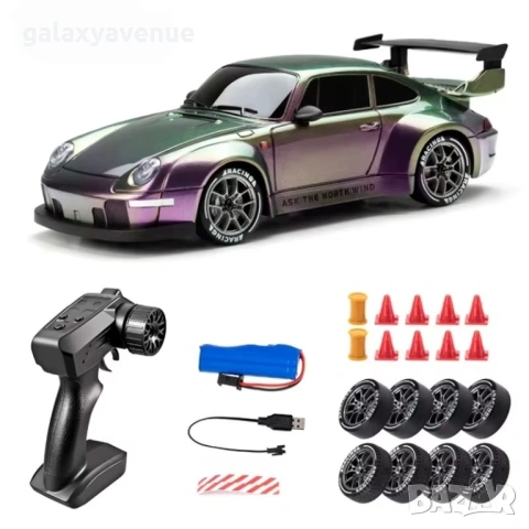 Porsche RC количка с дистанционно управление, Дрифт количка 1:24