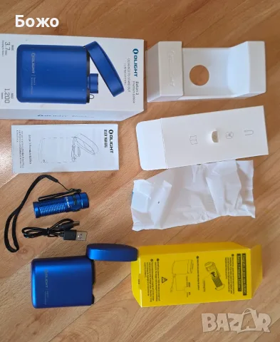 Нов LED фенер Olight Baton 3 Premium Edition (до 1200 лумена) - син
