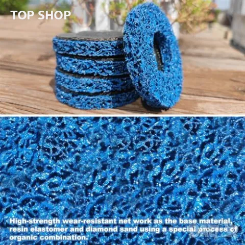 Нови Полиращи Подложки 100мм - Здрави и Ефективни 5 диска за Ъглошлайф, снимка 4 - Гедорета - 49567153