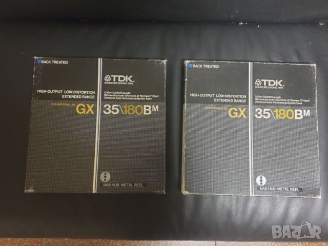 Лот от 2бр метални магнетофонни ролки 26,5см 10,5" TDK Backcoated В много добро състояние. Комплекта, снимка 2 - Други музикални жанрове - 40315970
