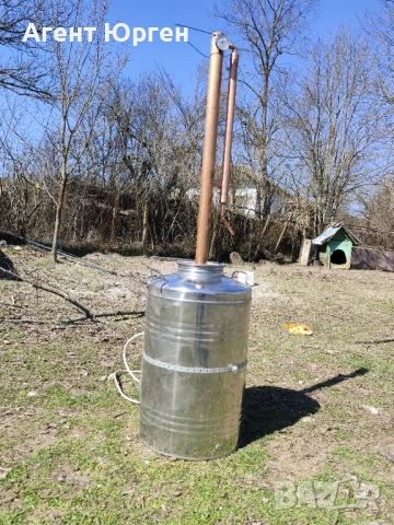 Казан за ракия на ток  с медна ректификационна колона , снимка 6 - Други машини и части - 54125945