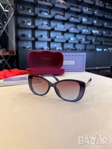 очила с черен обикновен калъф и ув защита gucci , снимка 10 - Слънчеви и диоптрични очила - 51696210