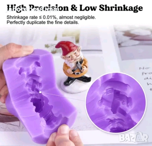 Двукомпонентен силикон за калъпи 500 гр, снимка 2 - Други - 53033075