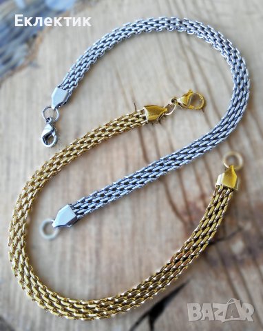 Унисекс гривни от стомана, снимка 5 - Гривни - 37306238