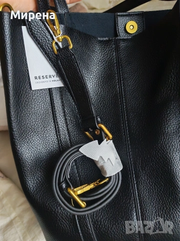 Нова кожена чанта за пазаруване Reserved, снимка 7 - Чанти - 54282034