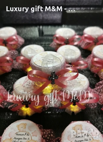 Подаръци за гости, подаръчета за гости, бурканчета с мед, снимка 10 - Подаръци за кръщене - 36079138