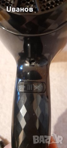 Сешоар с йонизираща функция, 2 степени за въздушна струя и 3 за температура, като нов, снимка 4 - Сешоари - 35105902