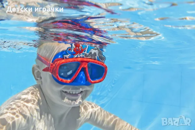 Детска маска за гмуркане Спайдърмен Spiderman, Bestway, UV защита, снимка 3 - Други - 50061806