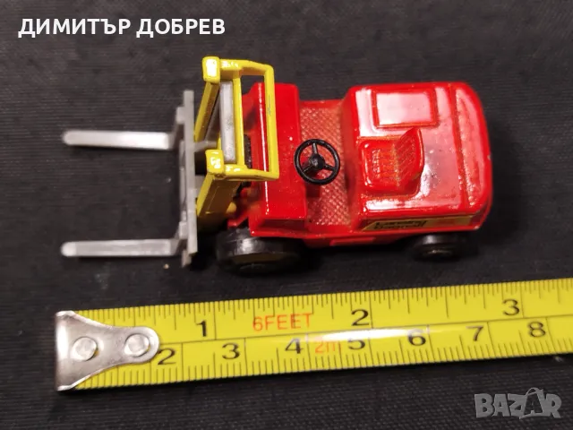 СТАРА РЕТРО МЕТАЛНА КОЛИЧКА MATCHBOX ENGLAND FORKLIFT TRUCK, снимка 7 - Колекции - 48881817