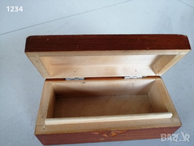 Дървена кутия 16 см. , снимка 3 - Други стоки за дома - 31280475