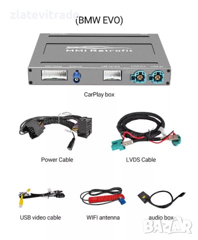 BMW I3 I01 2017/2019 EVO System Apple Csrplay Android Auto MMI BOX, снимка 1 - Аудиосистеми - 42053454