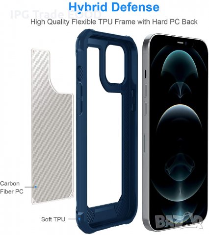 iPhone 12 Pro Max - защитен кейс 2 в 1, снимка 2 - Калъфи, кейсове - 30794889