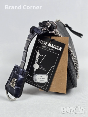 Нова дамска чанта Steve Madden BURGE SET с портмоне , снимка 4 - Чанти - 54354876