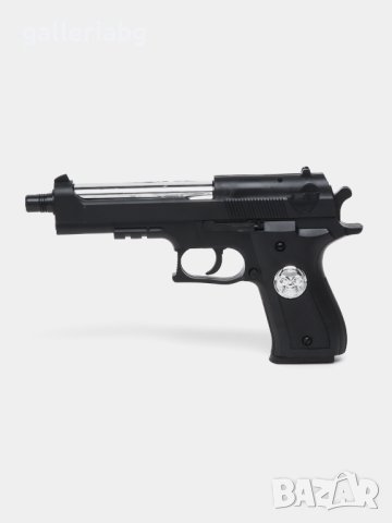 Еърсофт играчка пистолет с лазер и сачми - 007A AIRSOFT, снимка 3 - Други - 44212612