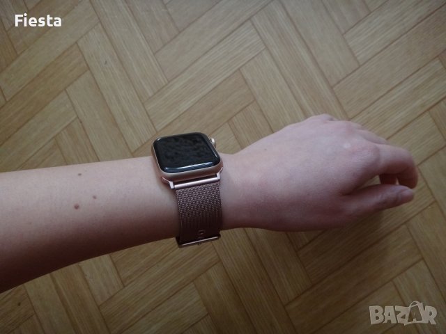 Нова Каишка за часовник Apple iWatch тип Milanese Loop - 40mm Rose Gold, снимка 7 - Аксесоари за Apple - 39672192