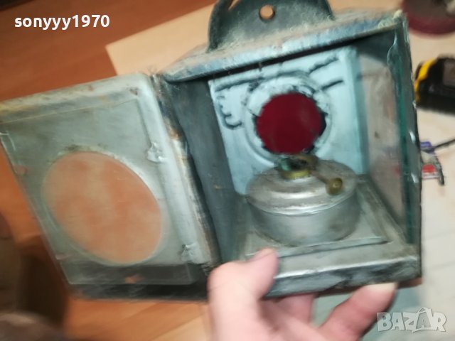 АНТИЧЕН ГАЗОВ ФЕНЕР 2702241722, снимка 13 - Антикварни и старинни предмети - 44496941