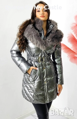 Дамско зимно яке , снимка 3 - Якета - 52297733