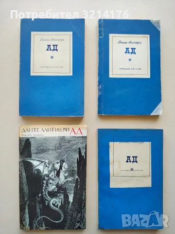 Ад - Данте Алигиери (Синя), снимка 1 - Художествена литература - 55940219