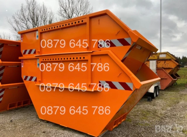Извозване на строителни, битови и растителни отпадъци с контейнери