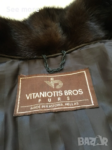VITANIOTIS BROS furs Made in Kastoria Greece норка М, снимка 12 - Палта, манта - 52586872