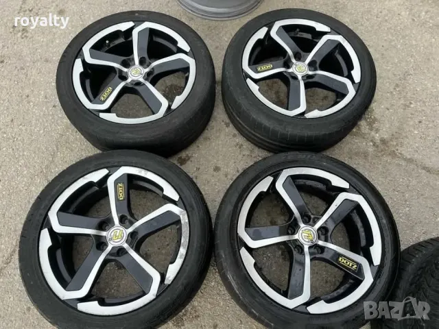 5х112 17 Джанти VW Gold Caddy Touran Audi A3 A4 Seat Skoda Mercedes W204 5x112, снимка 3 - Аксесоари и консумативи - 49986026