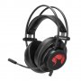 Слушалки с микрофон Геймърски Marvo HG9055 7.1 Черни Backlight Gaming Headphones