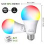 10W, 900LM Smart Wi-Fi RGB LED Light Bulb, 2200-6500К, Alexa, Google Home, снимка 2