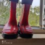 Гумени ботушки с подплата топли, снимка 4