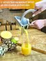 Ръчна преса за лимон и други цитрусови плодове / Портативна ръчна сокоизтисквачка - КОД 3721, снимка 6