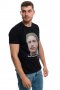 Нова мъжка тениска с дигитален печат на Революционера Васил Левски, България, снимка 7