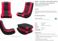 Гейминг люлеещ се стол за възрастни Pro Rock’n seat, сгъваем, нов, снимка 5