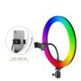 Лед Ring лампа RGB огиринална 12 инча Digital One SP00787 MJ33, 31см със стойка трипод до 210см, снимка 3