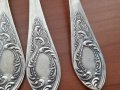 стари руски посребрени вилици мнц, снимка 3
