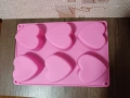 Силиконови молде с пеперуди,калинки и сърца., снимка 15