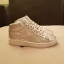 Original Rare PUMA High Rise Metallic Silver Leather Sneakers, снимка 3