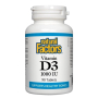Natural Factors, Vitamin D3, 25 mcg (1,000 IU), 90 таблетки, снимка 1 - Хранителни добавки - 44590252